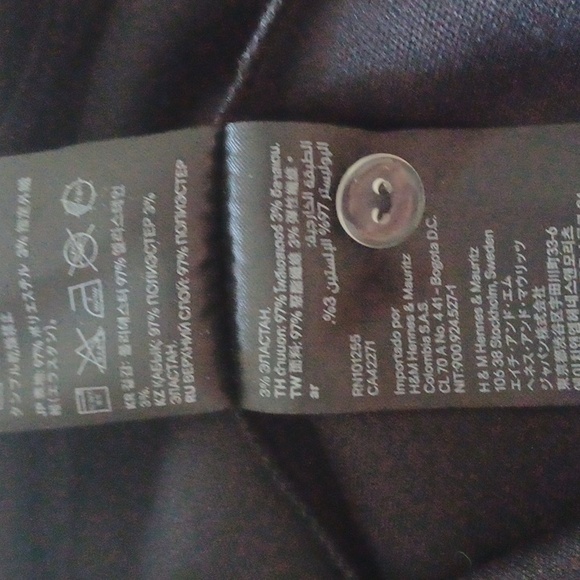 NWT H&M black satin bustier dress - Picture 12 of 12